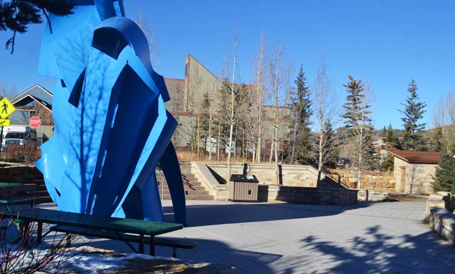 Vista desde el Blue River Rec Path en Breckenridge, Colorado