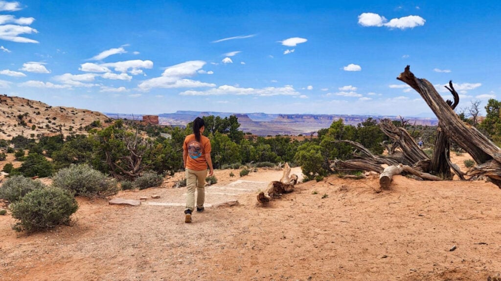 El autor en el pintoresco Parque Nacional Canyonlands