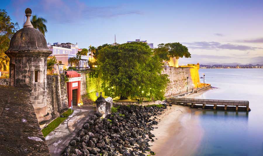 Vista de la costa en el Paseo de la Princesa