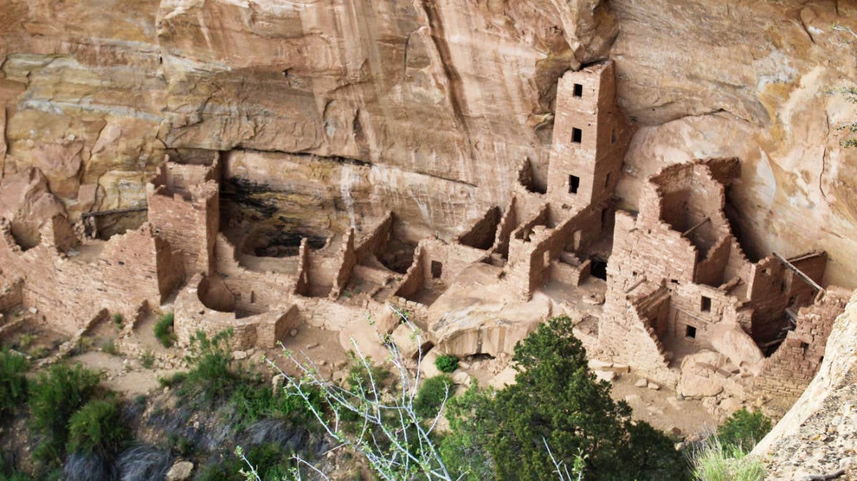 Mirada de cerca a las viviendas de la gente del Pueblo Ancestral en Mesa Verde